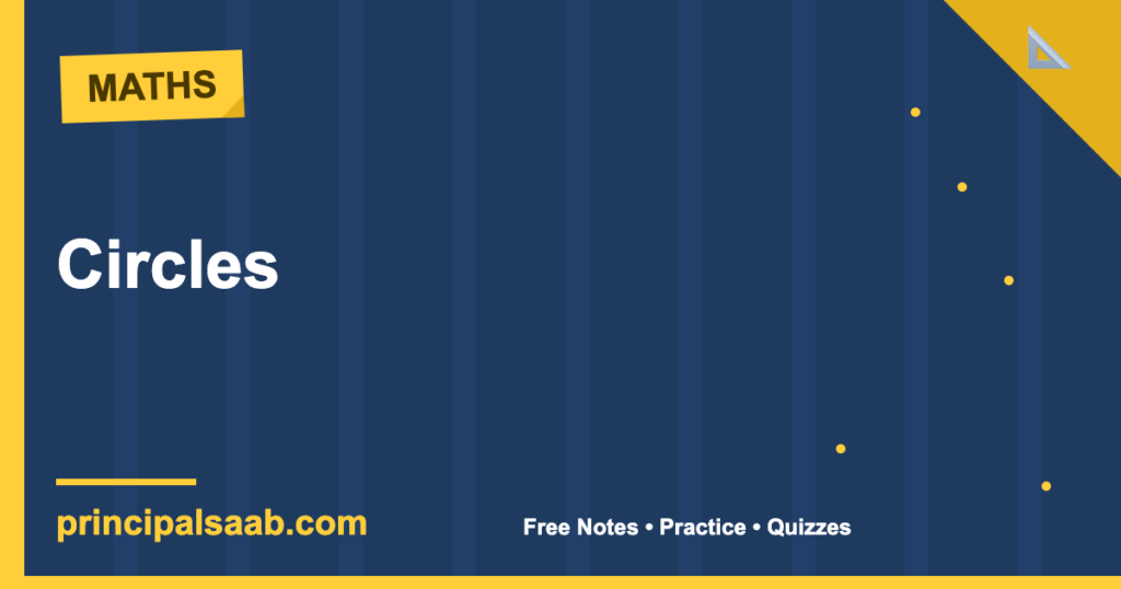 Circles — Class 10 Maths Notes & Practice