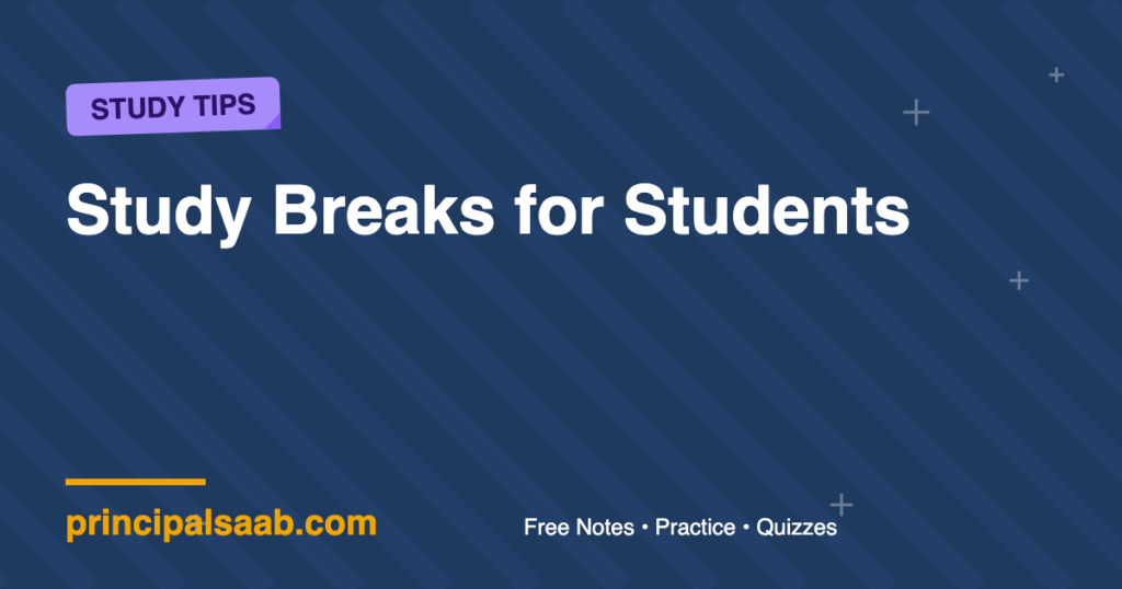 Study Breaks for Students: Best Break Routine