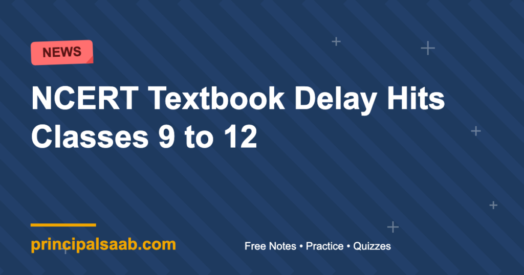 Parliament Panel Flags NCERT Textbook Delays for Classes 9-12, Wants One Framework for All 65 School Boards